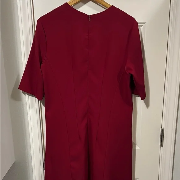 MM Lafleur Red Midi Dress - Picture 4 of 4